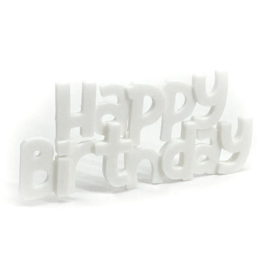 Schriftzug Geburtstag "Happy Birthday" Tischdeko, Geschenke Verzieren, Geschenkdeko, Geschenkaufkleber