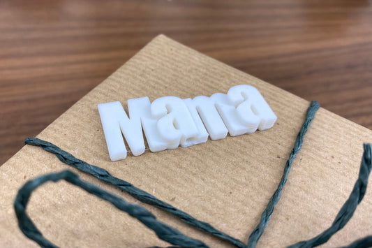 Geschenkdeko Schriftzug "Mama", Geschenke Verzieren, Muttertag Geburtstag